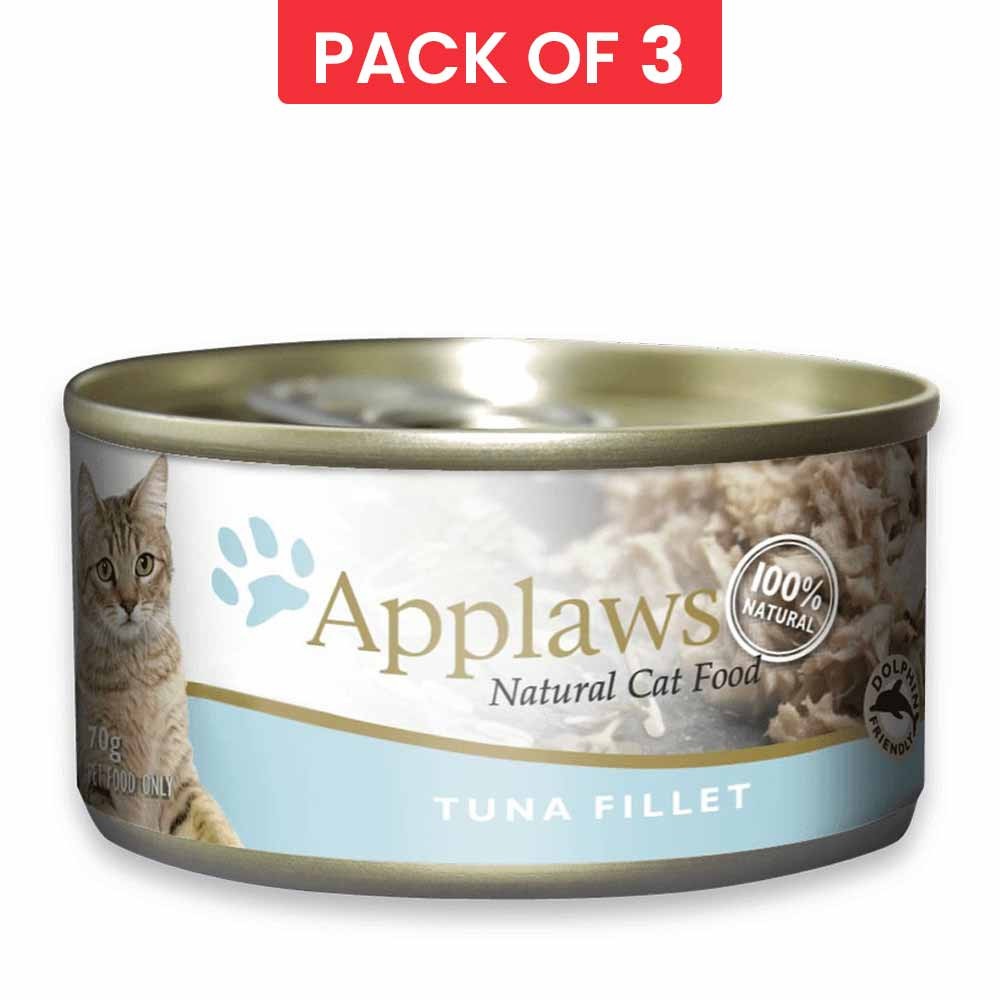 Applaws Natural Cat Food Tuna Fillet 70gm Applaws Natural Cat Food Tuna Fillet 70gm