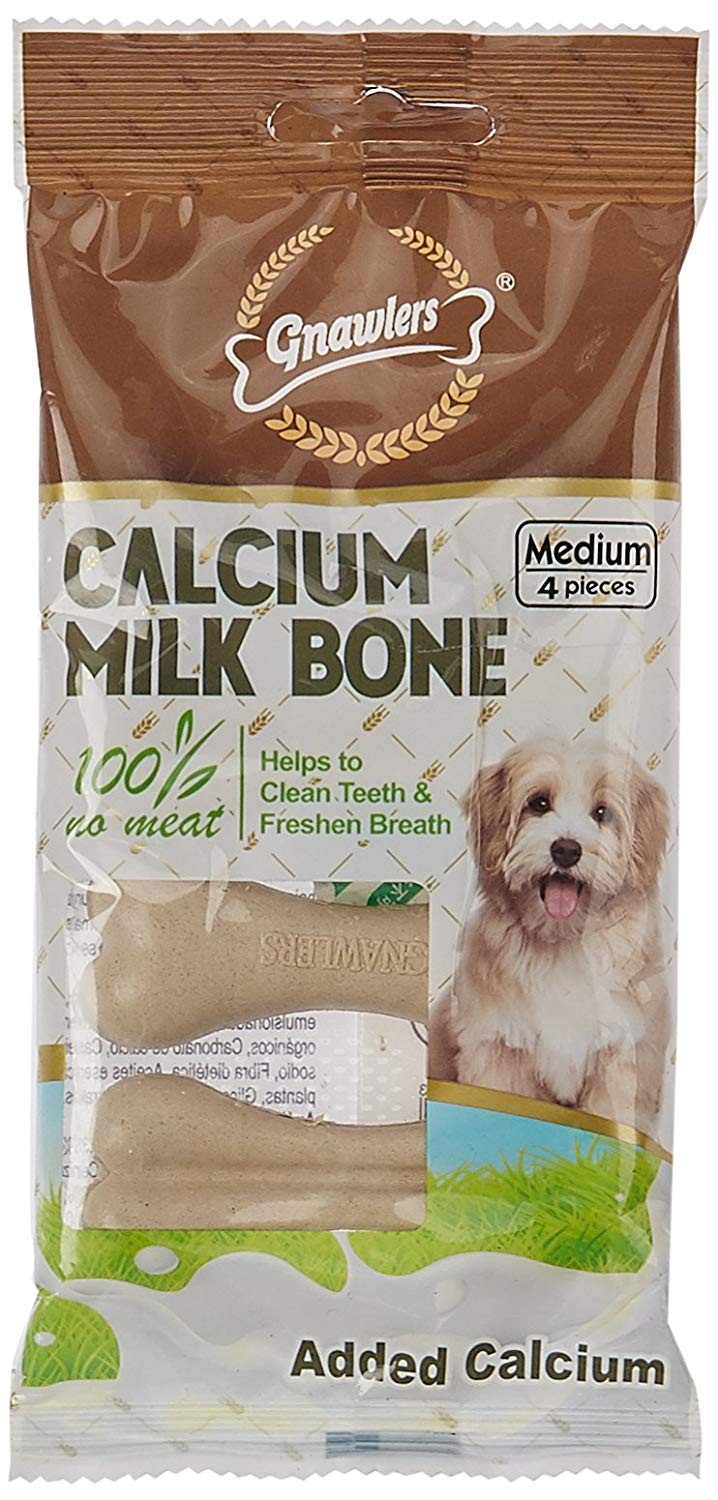 Gnawlers Calcium Milk Bone Medium Pack, 12 pieces Gnawlers Calcium Milk Bone Medium Pack, 12 pieces