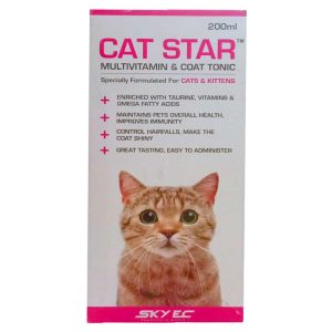 Sky-Ec Cat Star Multivitamin & Coat Tonic 200 ml