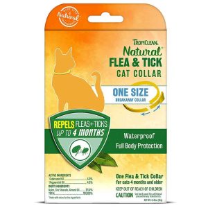 TROPI CLEAN Natural Flea & Tick Cat Collar