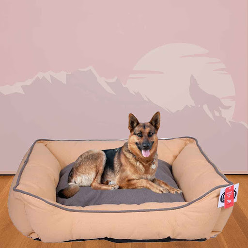 Cleen Pet Lounger Bed Olive Cleen Pet Lounger Bed Olive