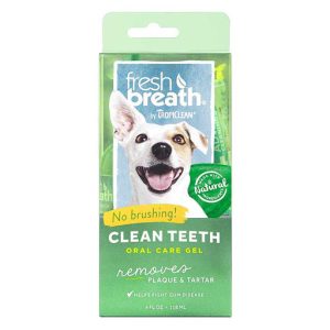 Tropiclean Fresh Breath Clean Teeth Brushing Gel For Dogs, 118ml