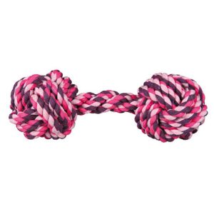 Trixie Rope Dumbbell, Various Colours, 20cm
