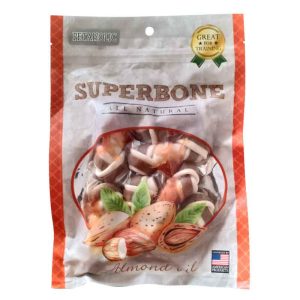 Dogaholic SuperBone All Natural Almond Oil Bone Style