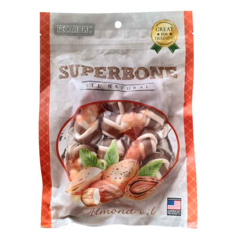 Dogaholic SuperBone All Natural Almond Oil Bone Style Dogaholic SuperBone All Natural Almond Oil Bone Style