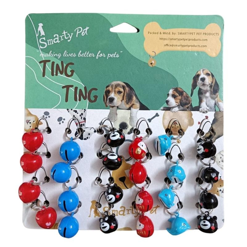 Smarty Pet Collar Bell- 2 bells ( Design May Vary ) Smarty Pet Collar Bell- 2 bells ( Design May Vary )