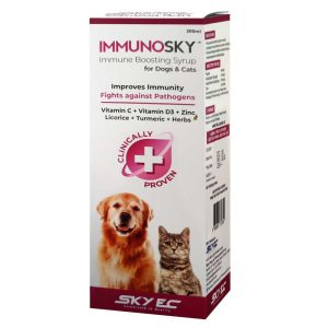 Sky-Ec Immunosky Immune Boosting Syrup for Dogs & Cats-200 ml