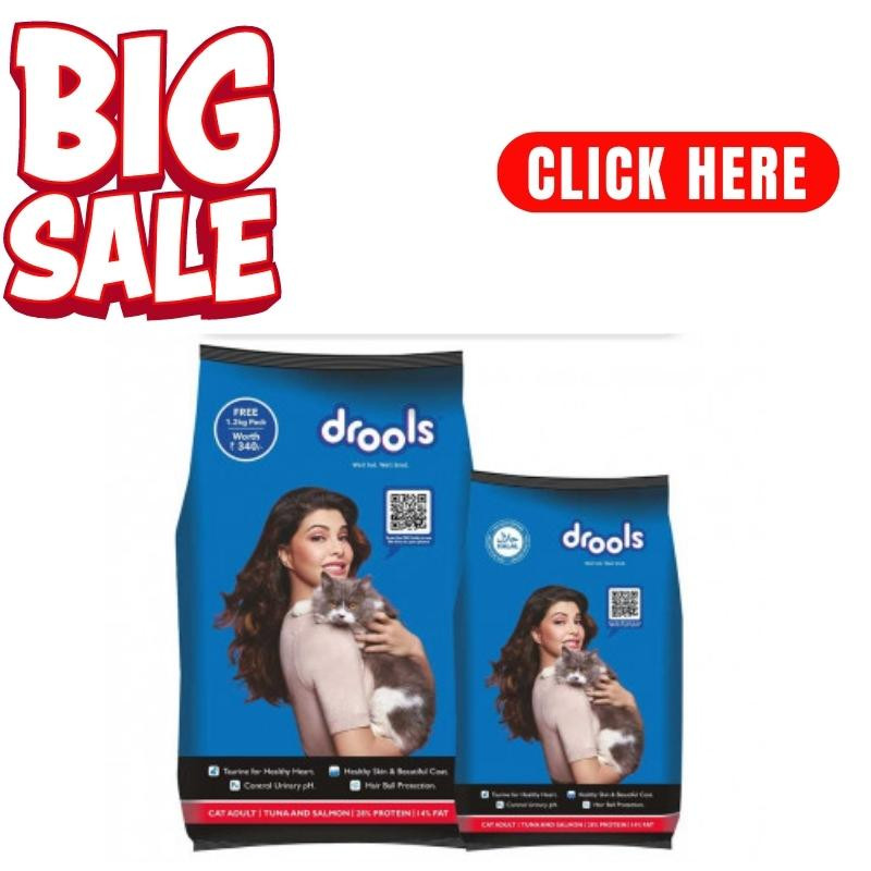 Drools Tuna & Salmon Cat Food 3 kg+1.2 kg Drools Tuna & Salmon Cat Food 3 kg+1.2 kg