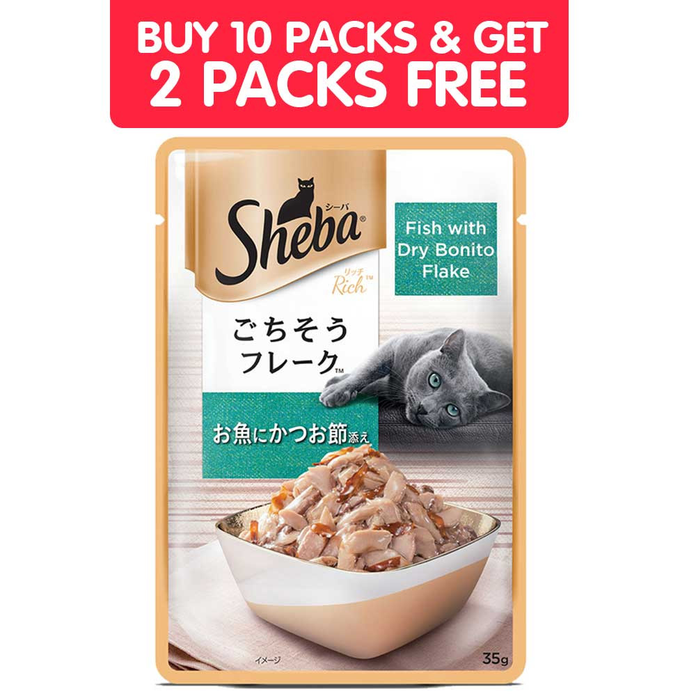 Sheba Cat Food Gravy Pouches - 35 gms Sheba Cat Food Gravy Pouches - 35 gms