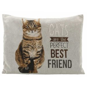 Trixie Chipo Square Cushion, 60 x 48 cm, Cat, Grey