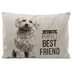 Chipo Square Cushion, 60 x 48 cm, Maltese, Grey