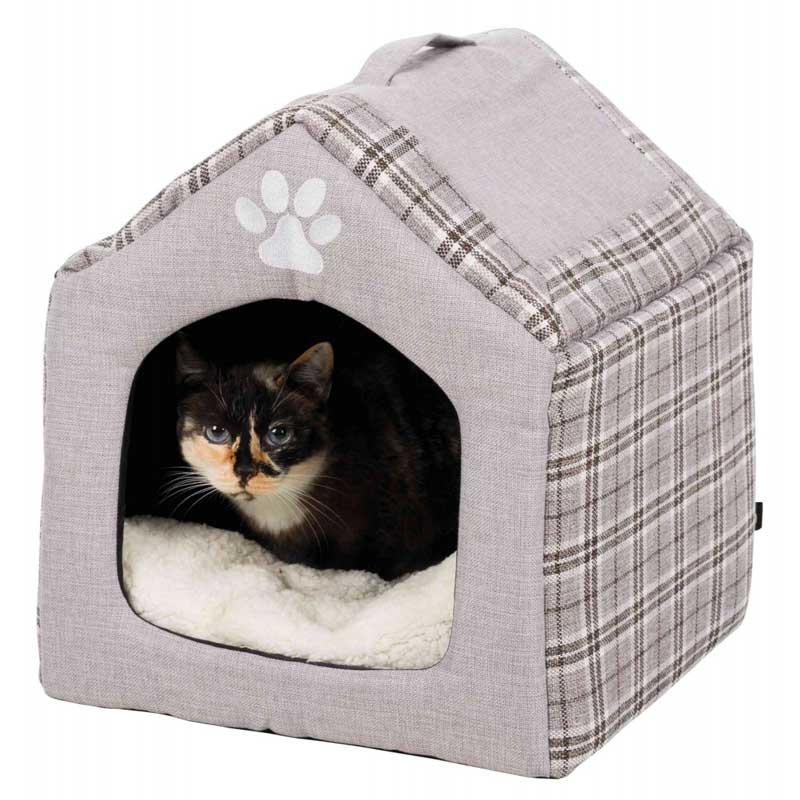 Trixi Silas Cave For Pets, Grey/Cream, 40 × 45 × 40 cm Trixi Silas Cave For Pets, Grey/Cream, 40 × 45 × 40 cm