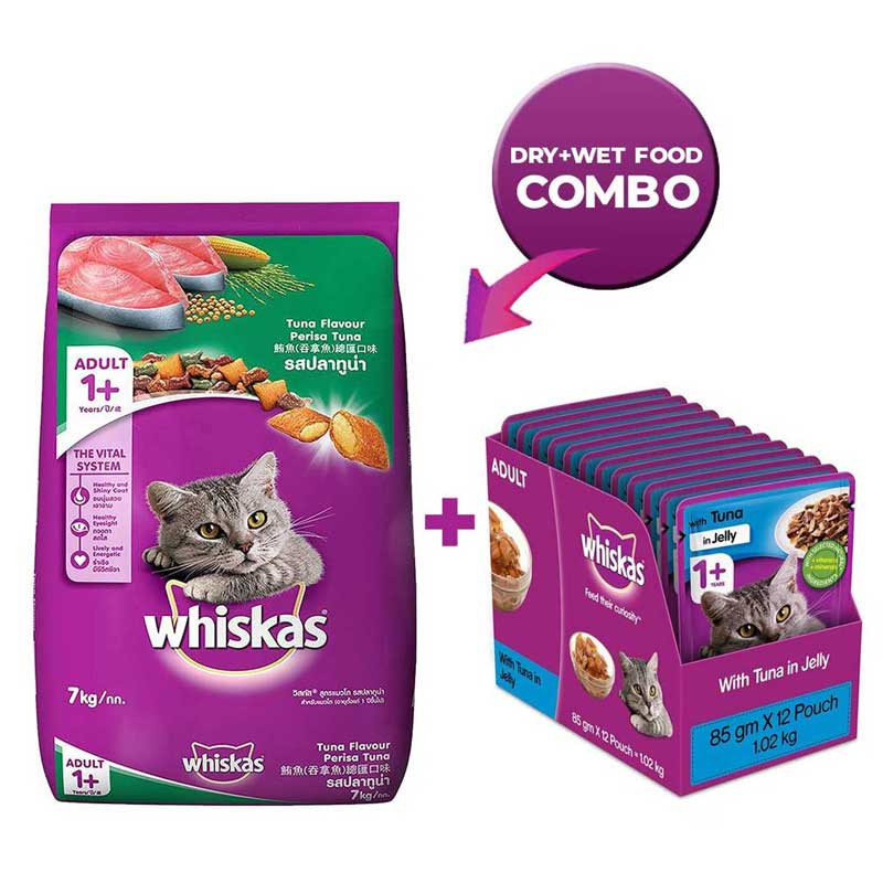 Whiskas Adult Cat Food Tuna Flavour Whiskas Adult Cat Food Tuna Flavour
