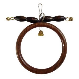 Wooden Ring With Bell Toy