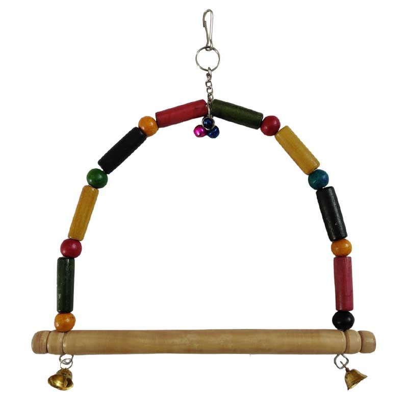 Wooden Swing Bird Toys for Bigger Birds Wooden Swing Bird Toys for Bigger Birds