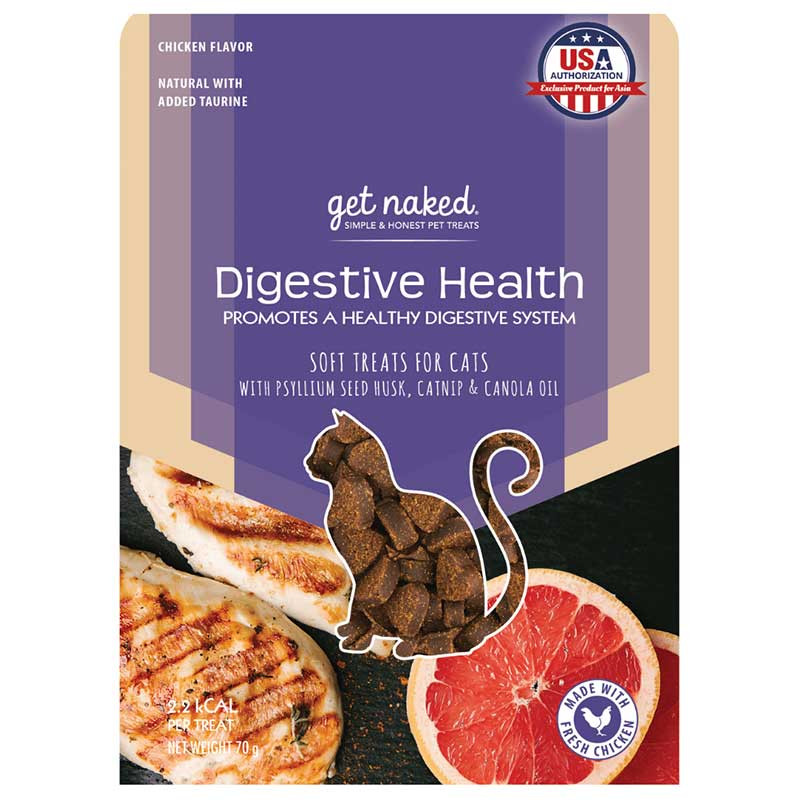 Get Naked Chicken Flavor Digestive Health Cat Treat 70 gm Get Naked Chicken Flavor Digestive Health Cat Treat 70 gm