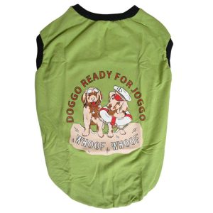 Doggo Ready For Joggo Woof Woof Premium Dog T- Shirt