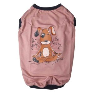Do Yoga Bee Happy Premium Dog T- Shirt