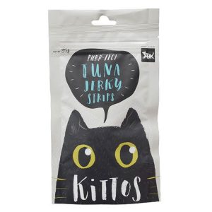 Kittos Tuna Jerky Strips Cat treat 35 gm (Pack of 3)