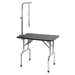 Folding Grooming Table With Stainless Steel Legs Small