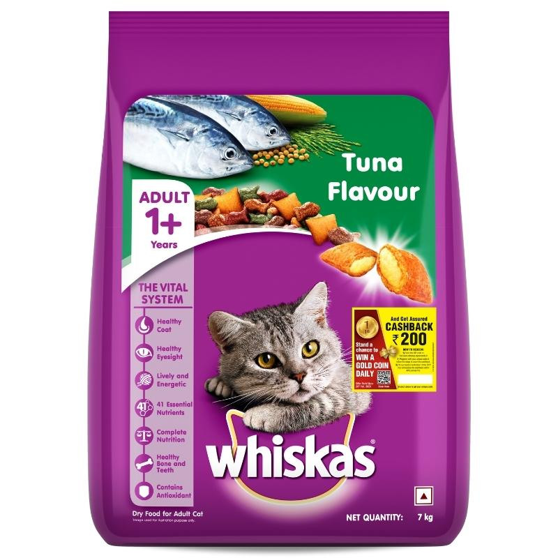 Whiskas Adult Cat Food Tuna Flavour Whiskas Adult Cat Food Tuna Flavour