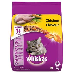 Whiskas Adult Cat Food (1+ Years)- Chicken Flavour
