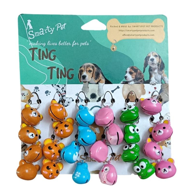 Smarty Pet Collar Bell- 2 bells ( Design May Vary ) Smarty Pet Collar Bell- 2 bells ( Design May Vary )