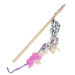 Fofos Wood Cat Stick ( Desgin May Vary )