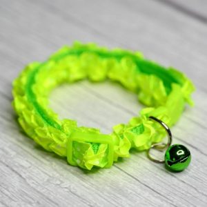 Whoof Ribbon Cat Collar (Colour May Vary)